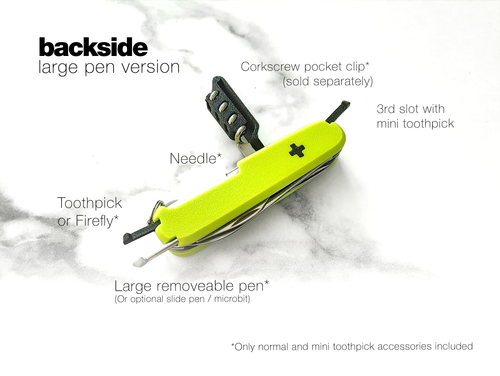 Victorinox 91mm 3 Slot Scales for Swiss Army Knife